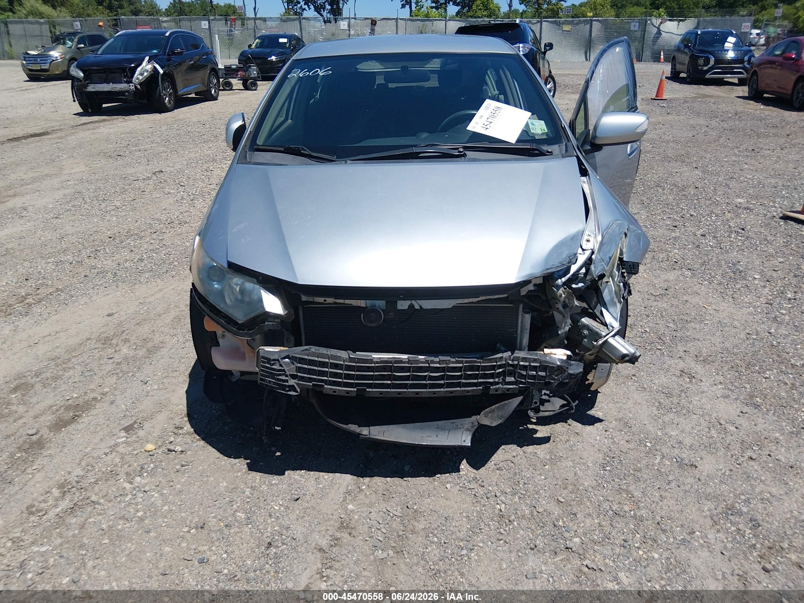 2010 Honda Insight Ex Серебряный vin: JHMZE2H72AS003721