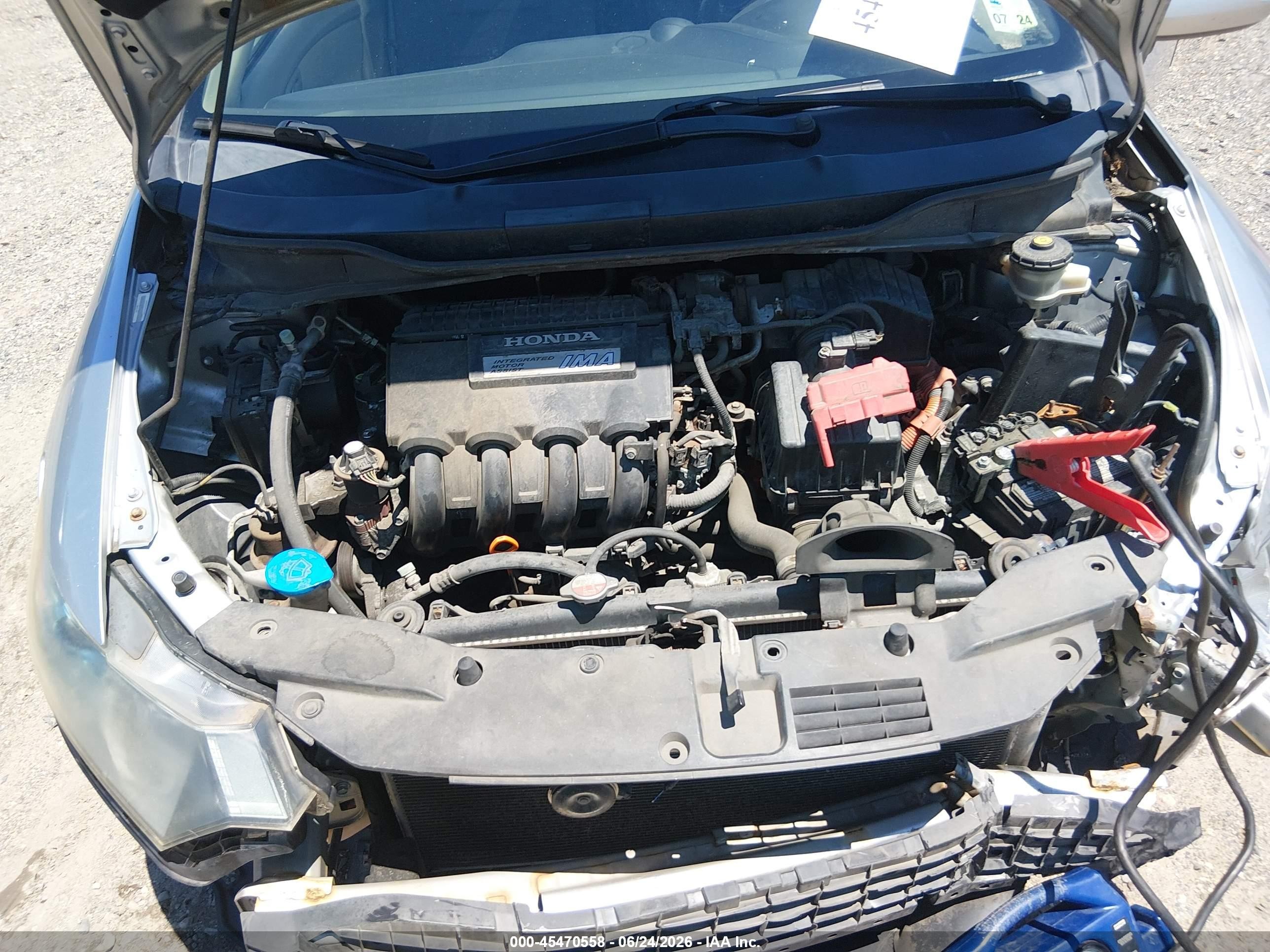 2010 Honda Insight Ex Серебряный vin: JHMZE2H72AS003721