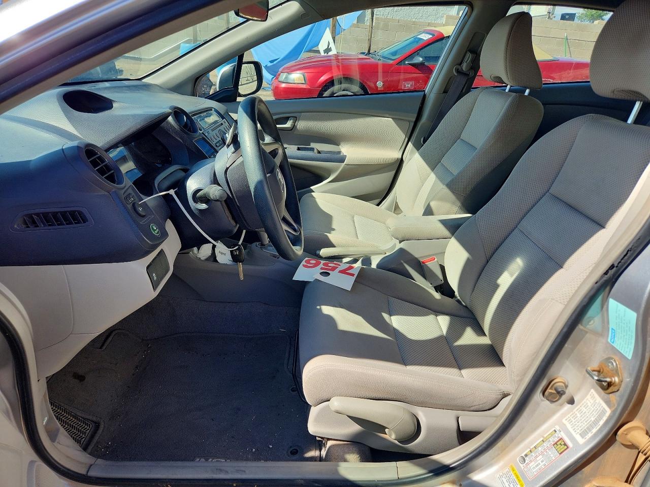 2010 Honda Insight Ex Silver vin: JHMZE2H72AS006683