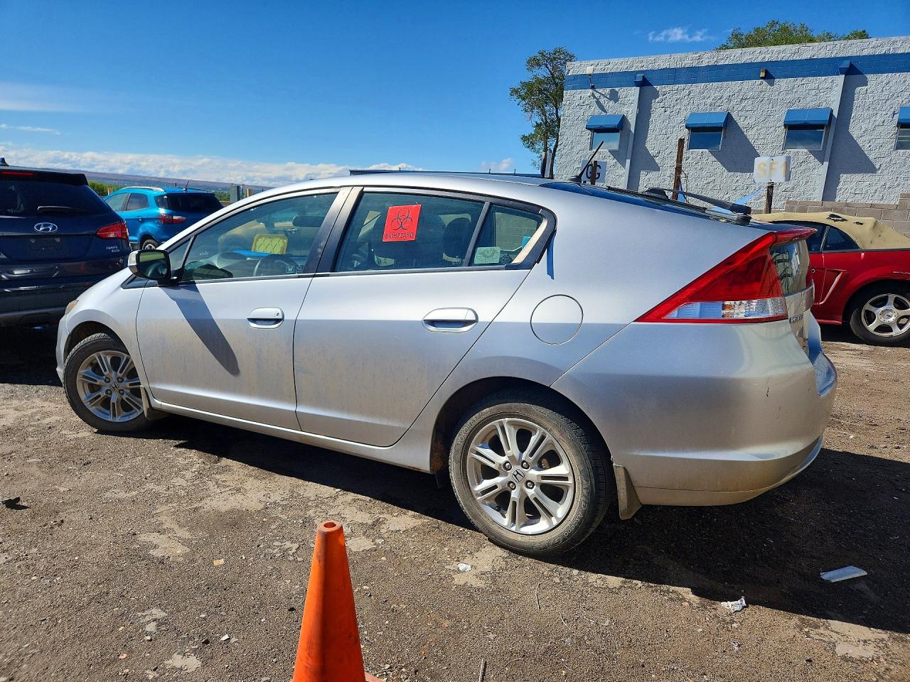 2010 Honda Insight Ex Silver vin: JHMZE2H72AS006683
