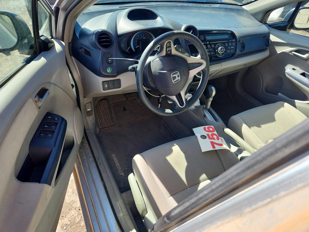 2010 Honda Insight Ex Silver vin: JHMZE2H72AS006683