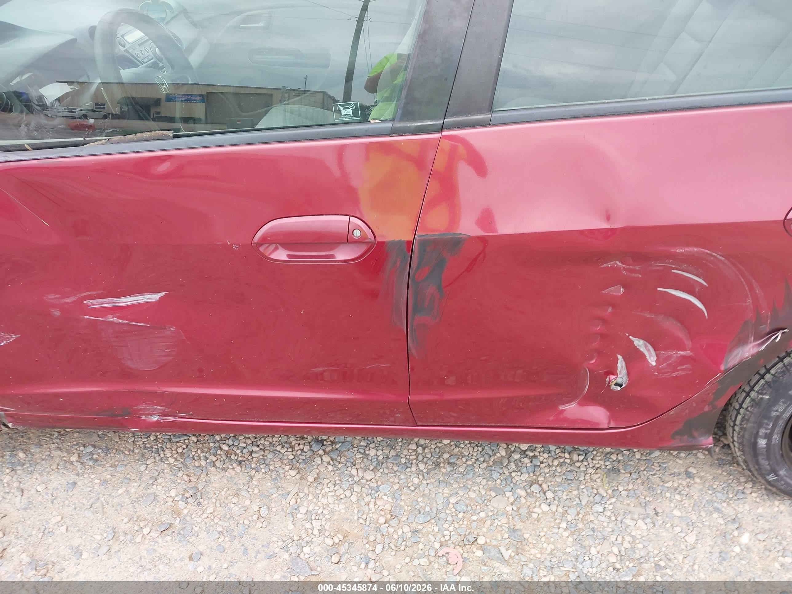 2010 Honda Insight Ex Red vin: JHMZE2H72AS019935