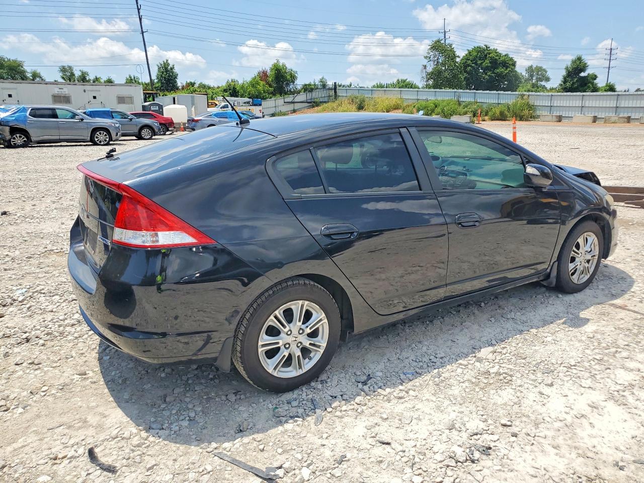 2010 Honda Insight Ex Black vin: JHMZE2H72AS023600