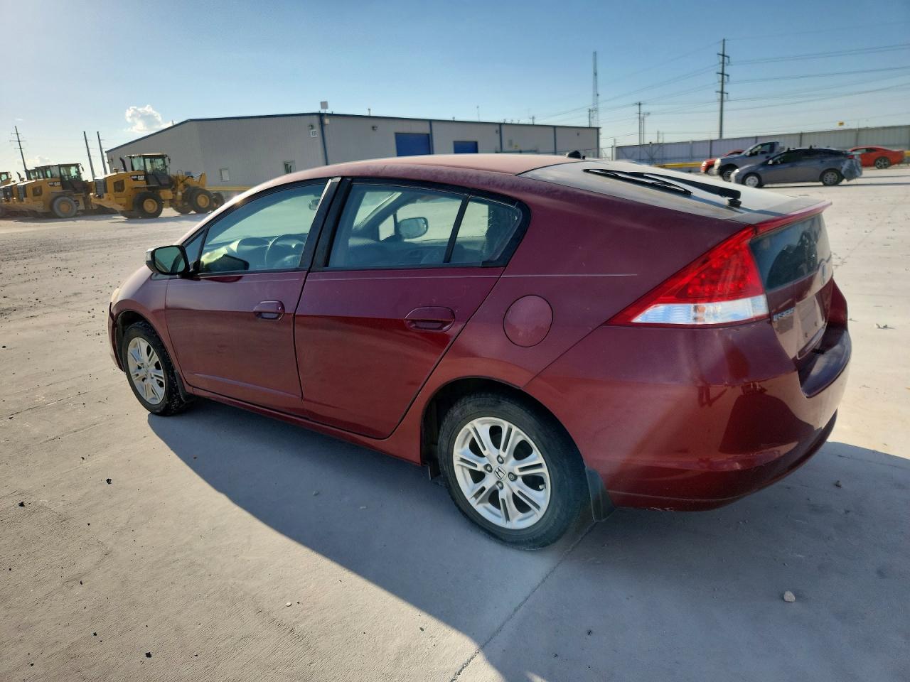 2010 Honda Insight Ex Red vin: JHMZE2H72AS036282