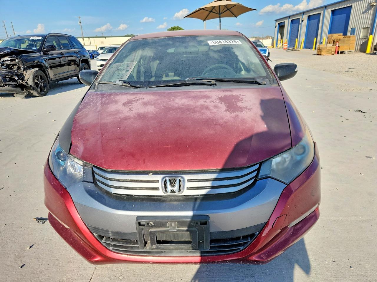 2010 Honda Insight Ex Red vin: JHMZE2H72AS036282