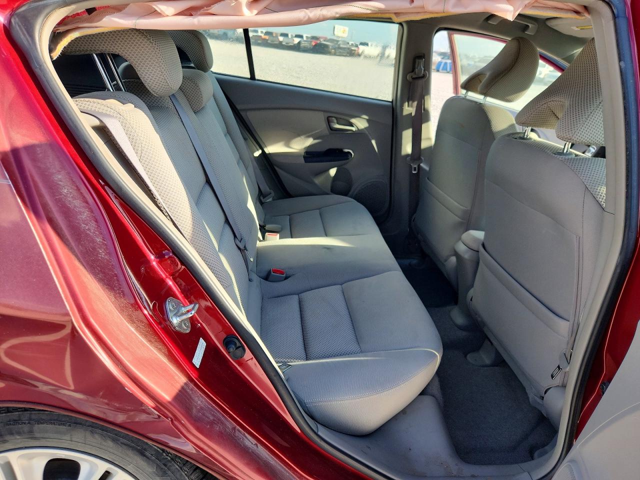 2010 Honda Insight Ex Red vin: JHMZE2H72AS036282