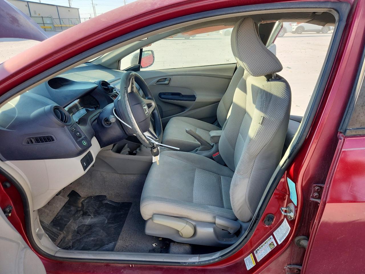2010 Honda Insight Ex Red vin: JHMZE2H72AS036282