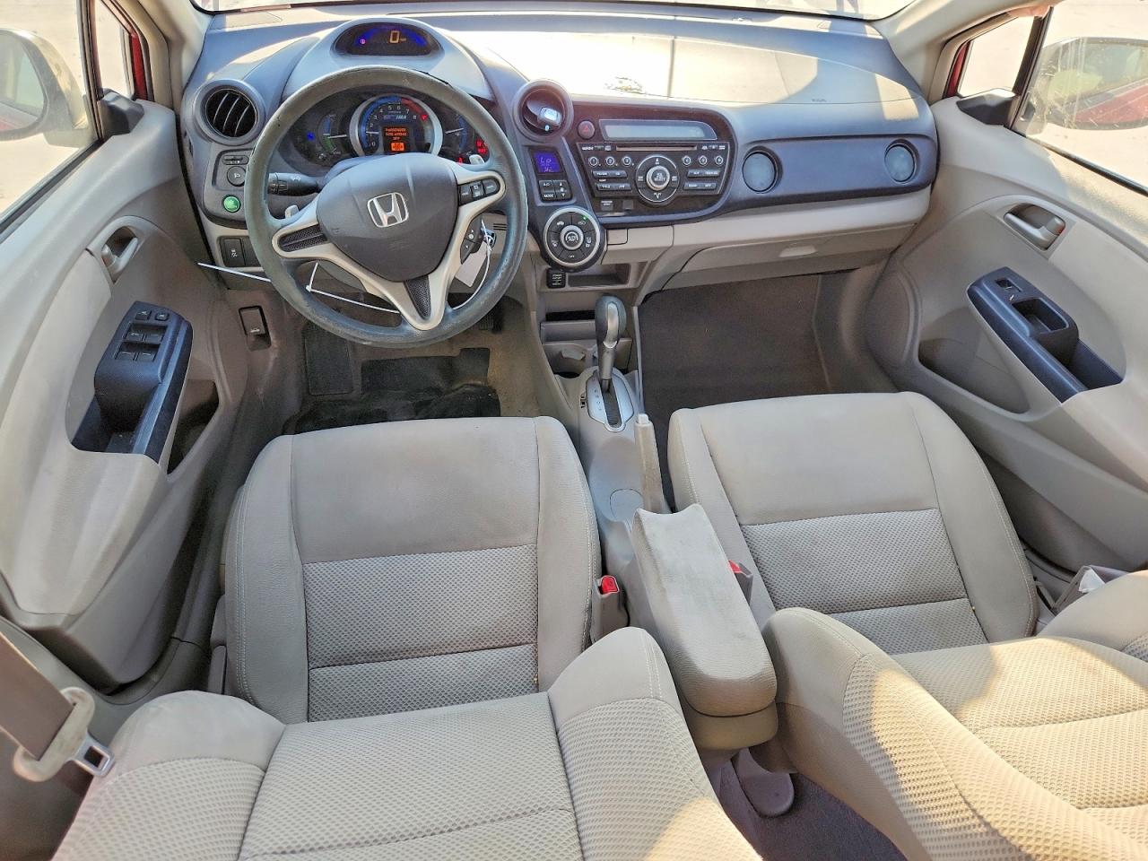 2010 Honda Insight Ex Red vin: JHMZE2H72AS036282