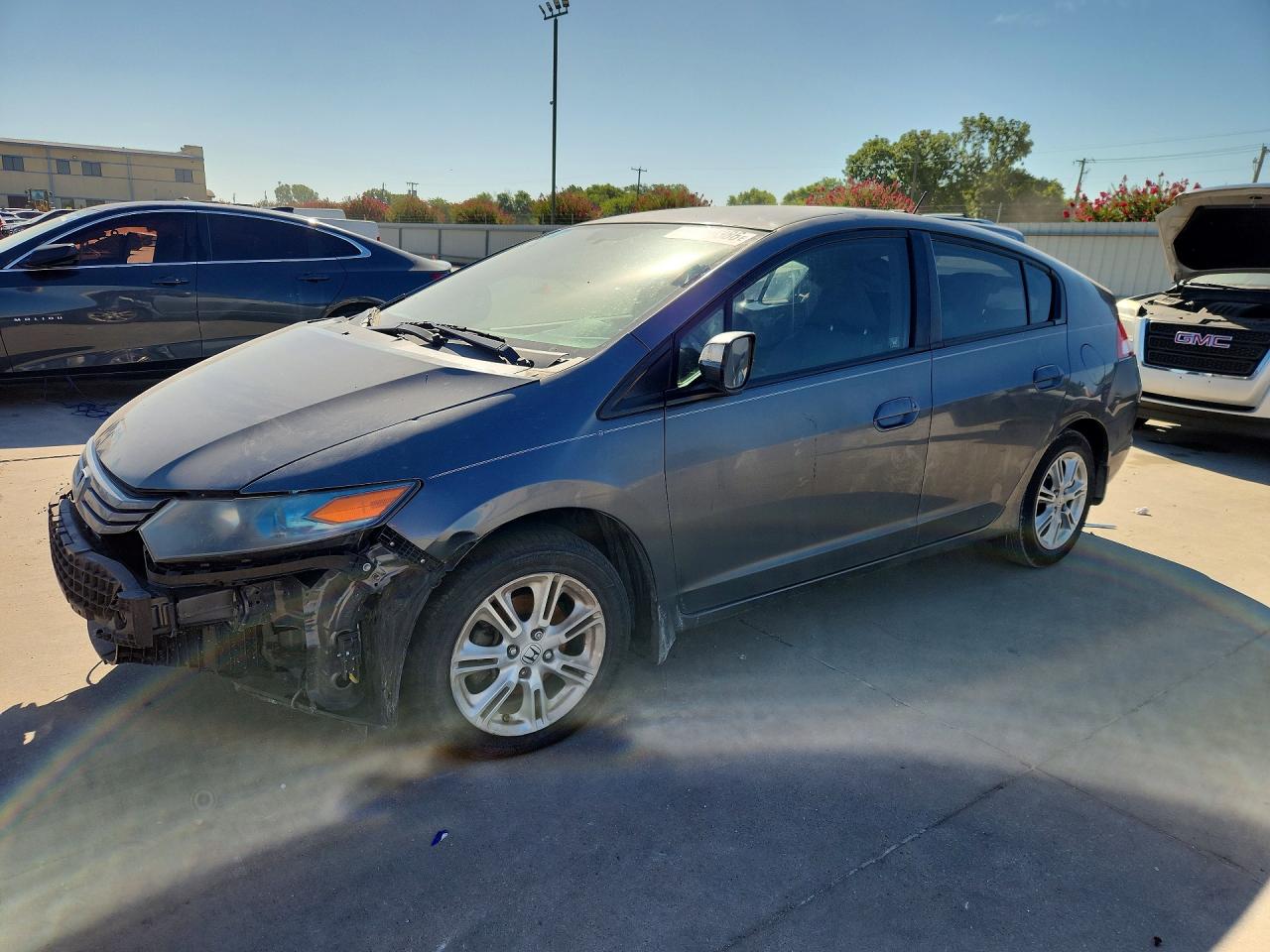 2011 Honda Insight Ex Серый vin: JHMZE2H72BS008855