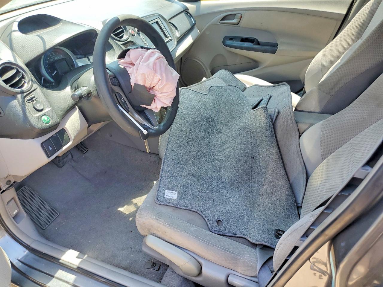 2011 Honda Insight Ex Серый vin: JHMZE2H72BS008855