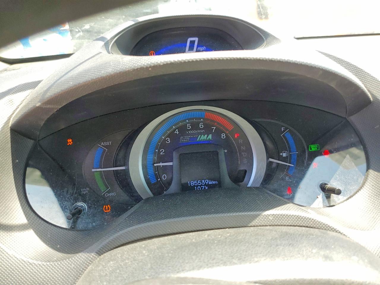 2011 Honda Insight Ex Серый vin: JHMZE2H72BS008855