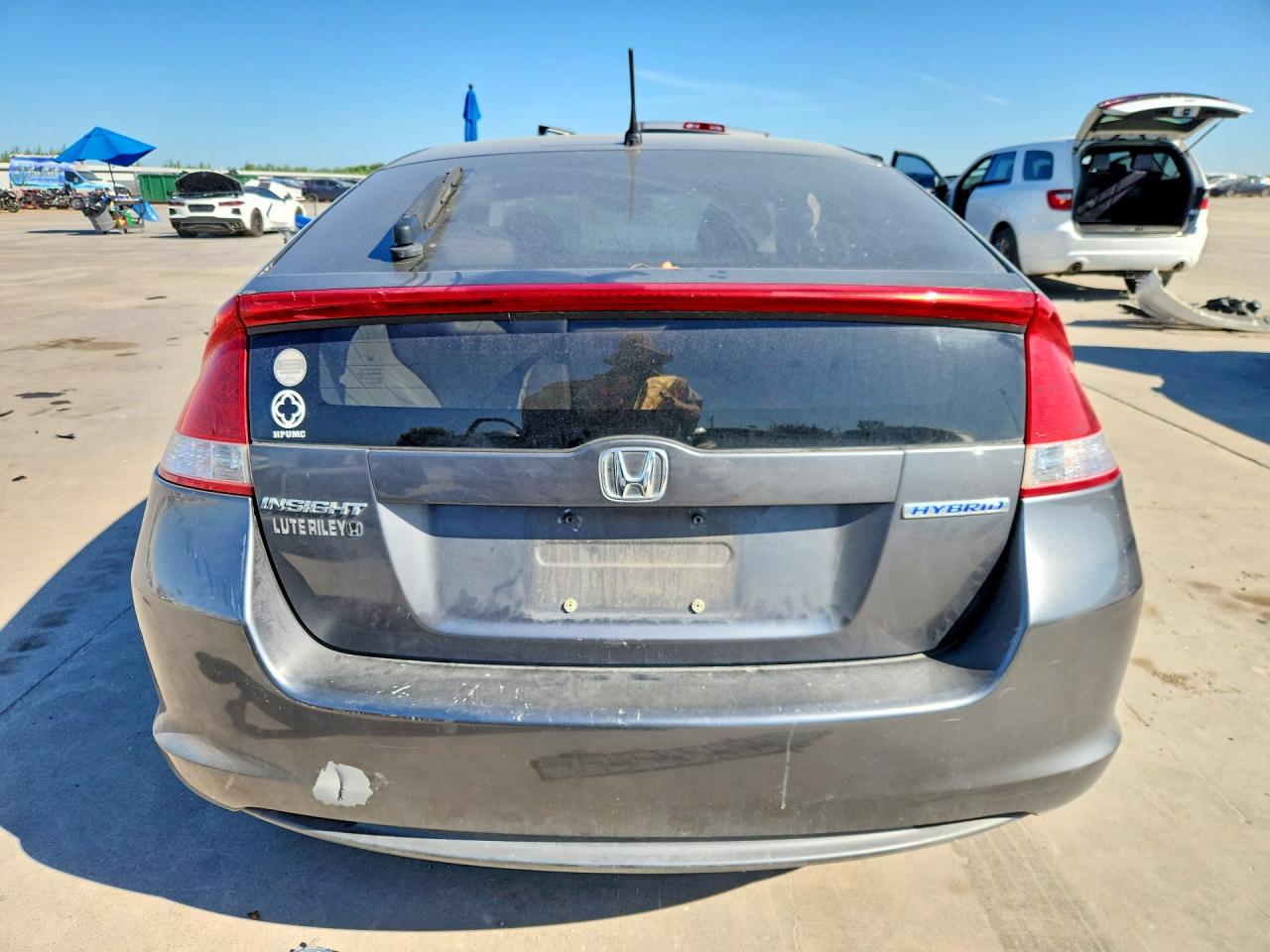 2011 Honda Insight Ex Серый vin: JHMZE2H72BS008855