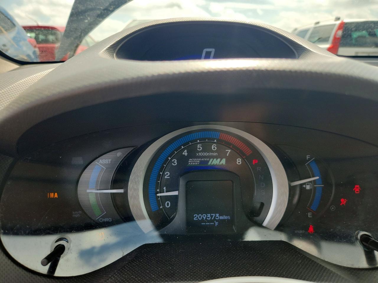 2011 Honda Insight Ex Gray vin: JHMZE2H72BS012405
