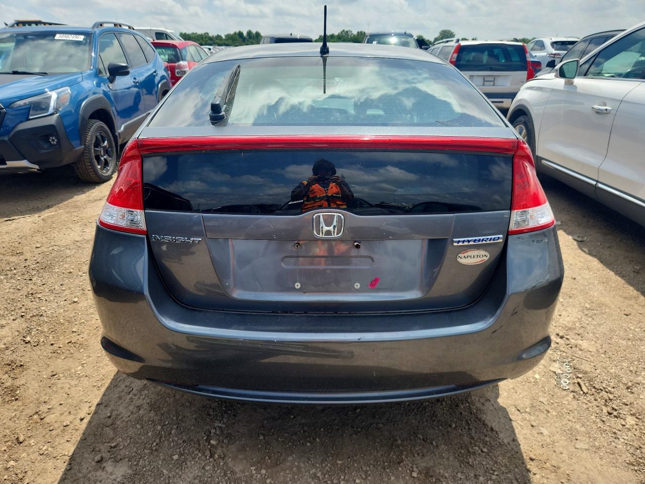 2011 Honda Insight Ex Gray vin: JHMZE2H72BS012405