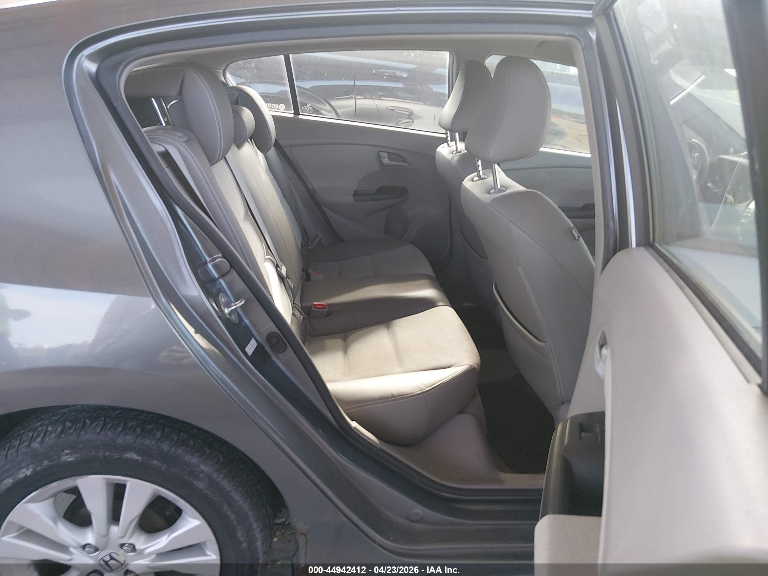 2012 Honda Insight Ex Gray vin: JHMZE2H72CS001700