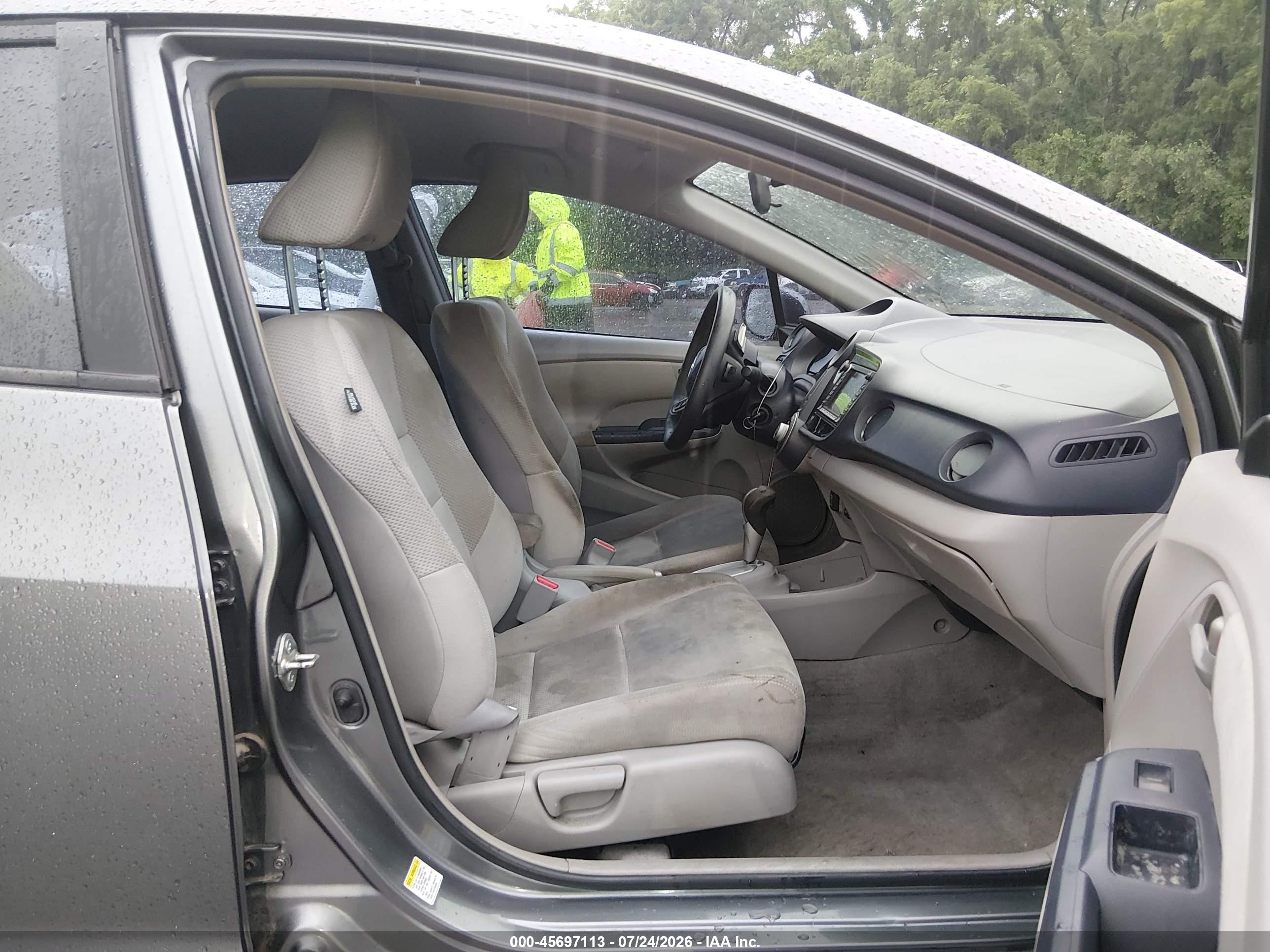 2010 Honda Insight Ex Gray vin: JHMZE2H73AS002089