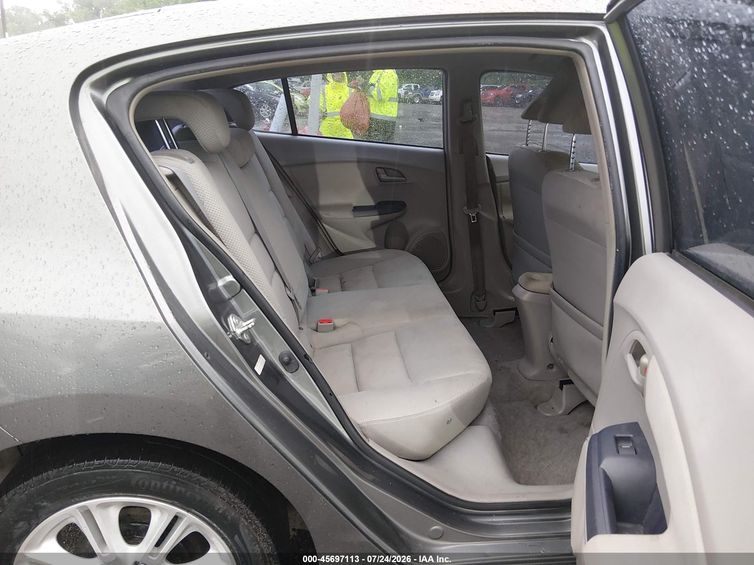 2010 Honda Insight Ex Gray vin: JHMZE2H73AS002089