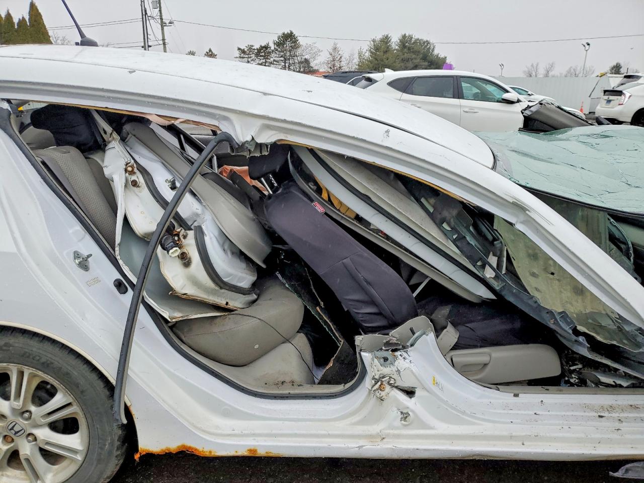 2010 Honda Insight Ex Белый vin: JHMZE2H73AS012881