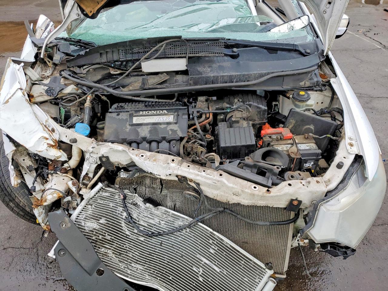 2010 Honda Insight Ex Белый vin: JHMZE2H73AS012881