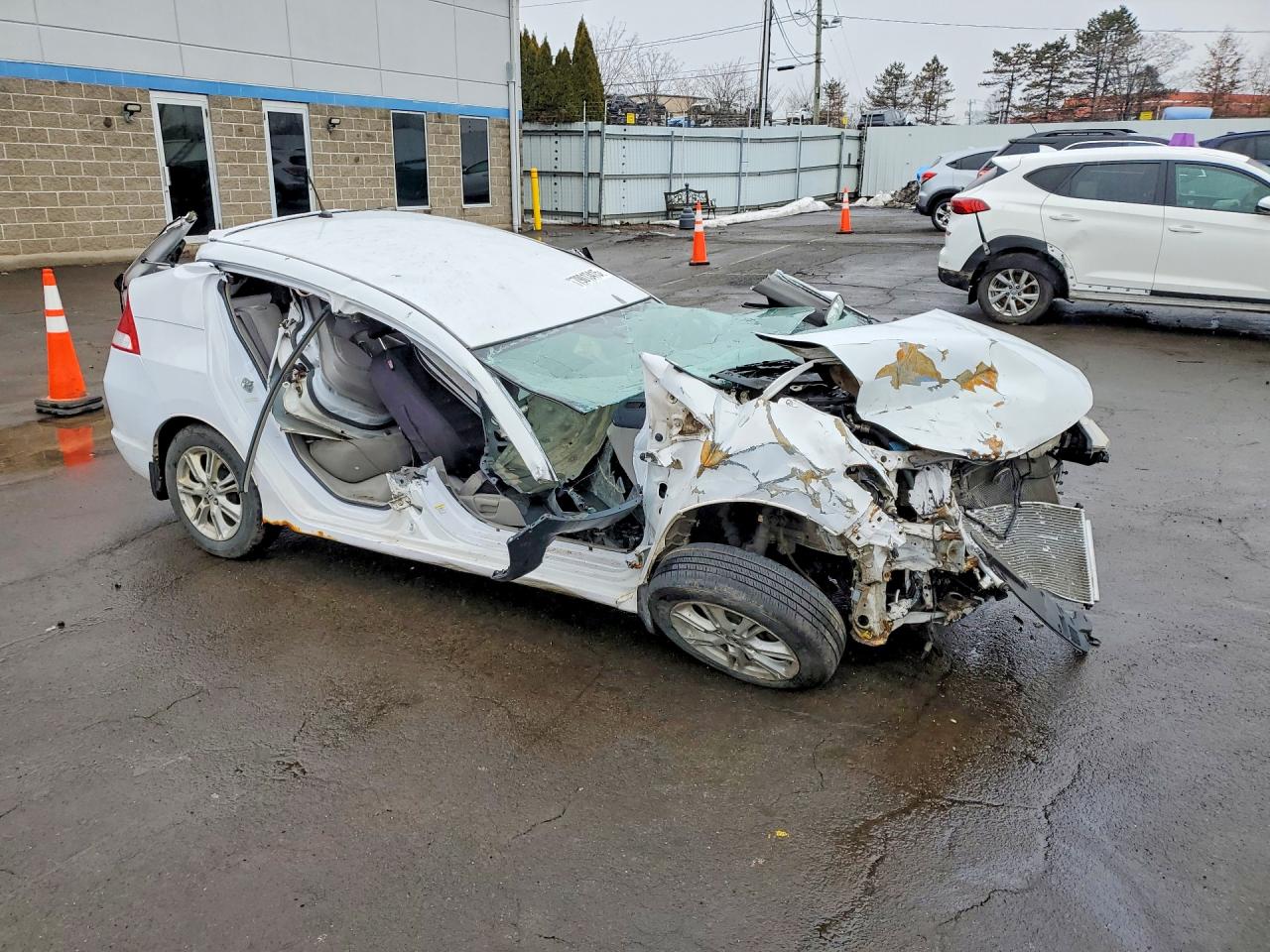 2010 Honda Insight Ex Белый vin: JHMZE2H73AS012881