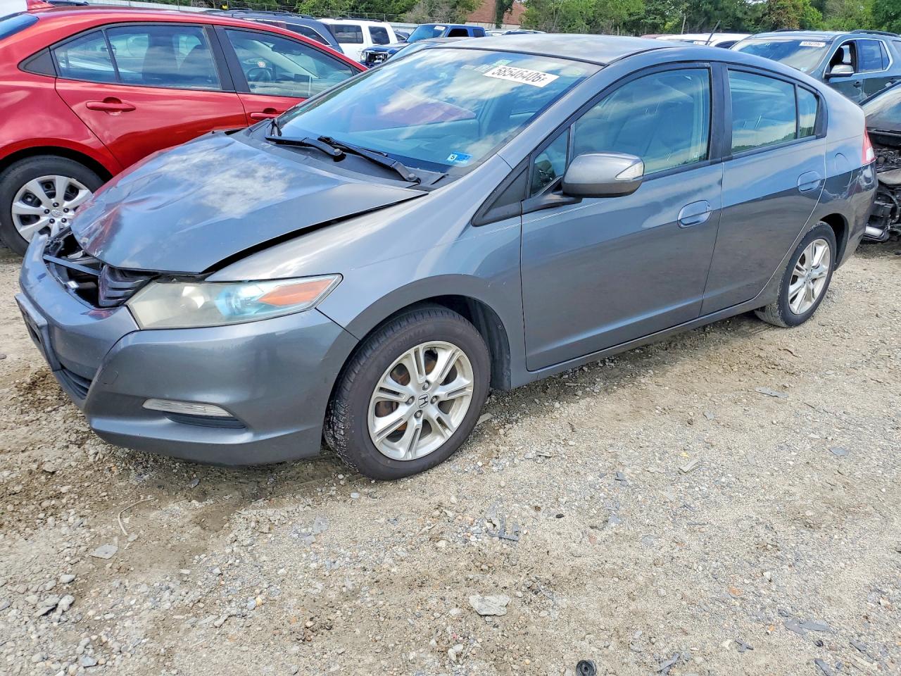 2010 Honda Insight Ex Gray vin: JHMZE2H73AS016400