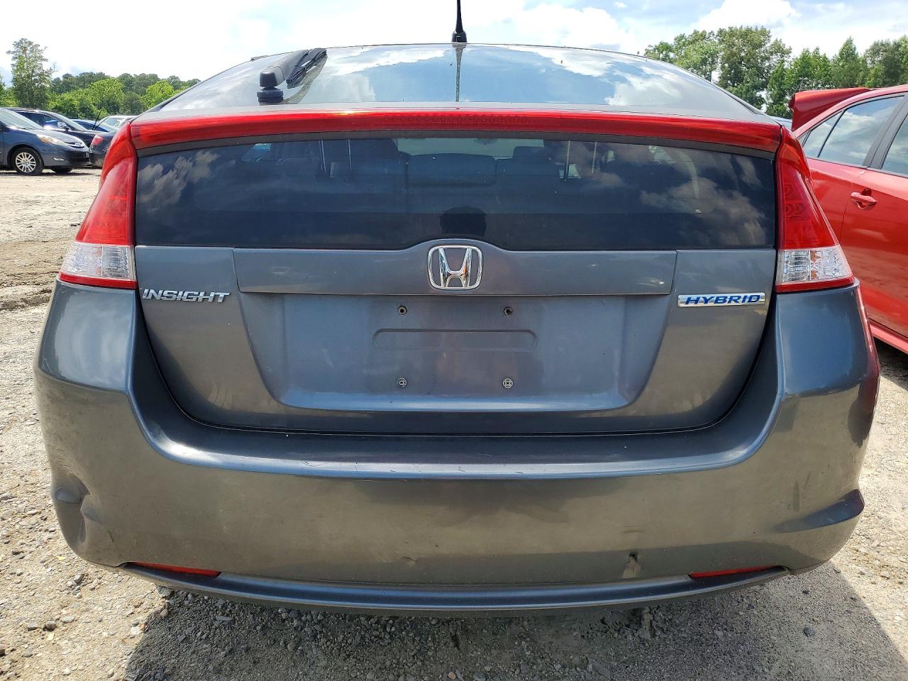 2010 Honda Insight Ex Gray vin: JHMZE2H73AS016400