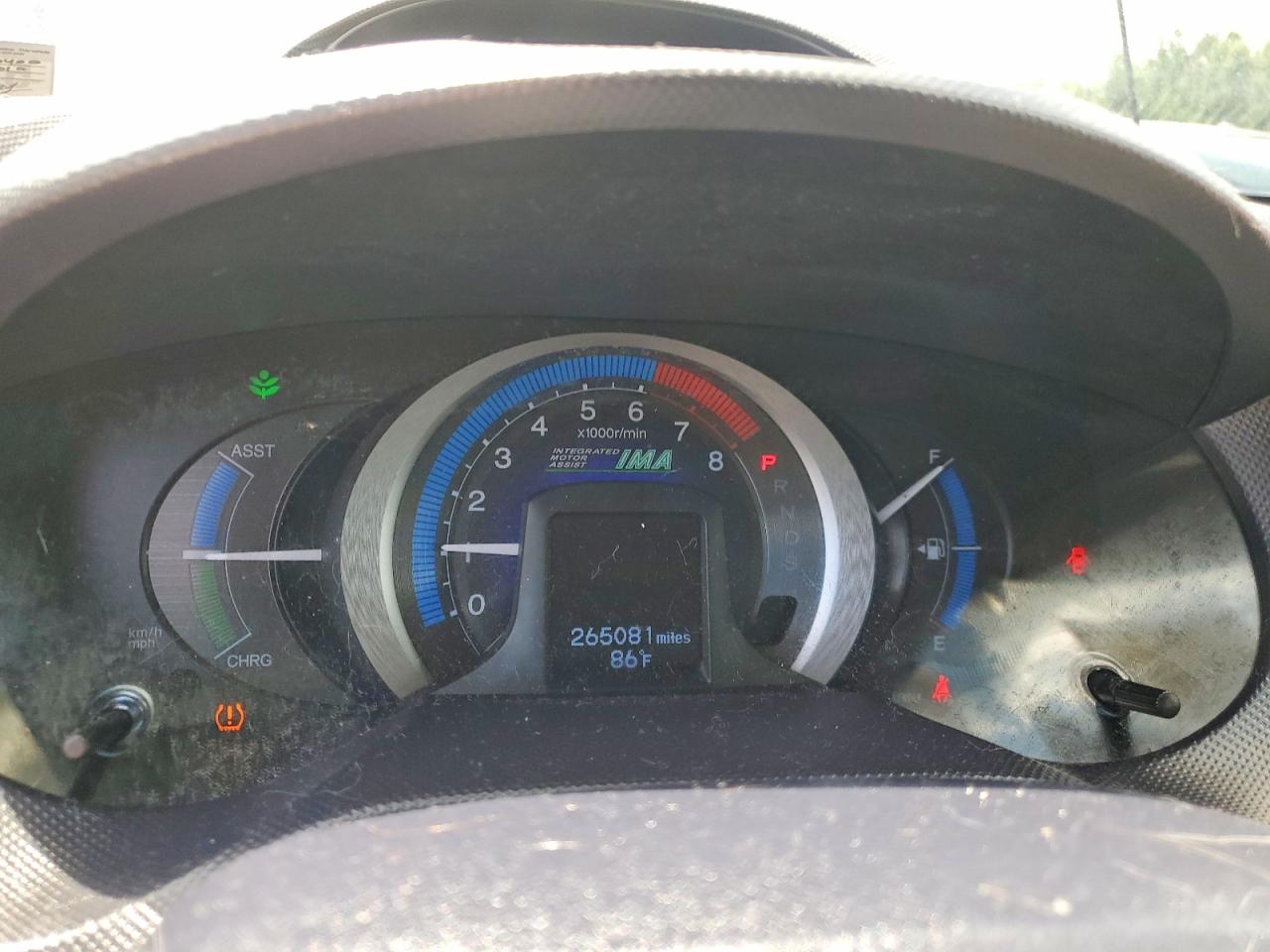 2010 Honda Insight Ex Gray vin: JHMZE2H73AS016400