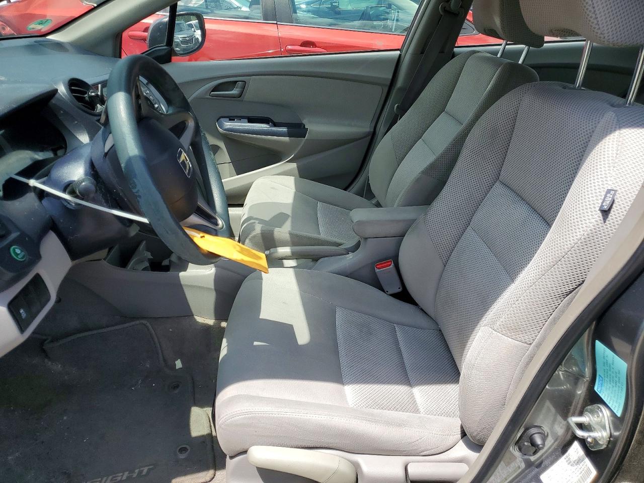 2010 Honda Insight Ex Gray vin: JHMZE2H73AS016400
