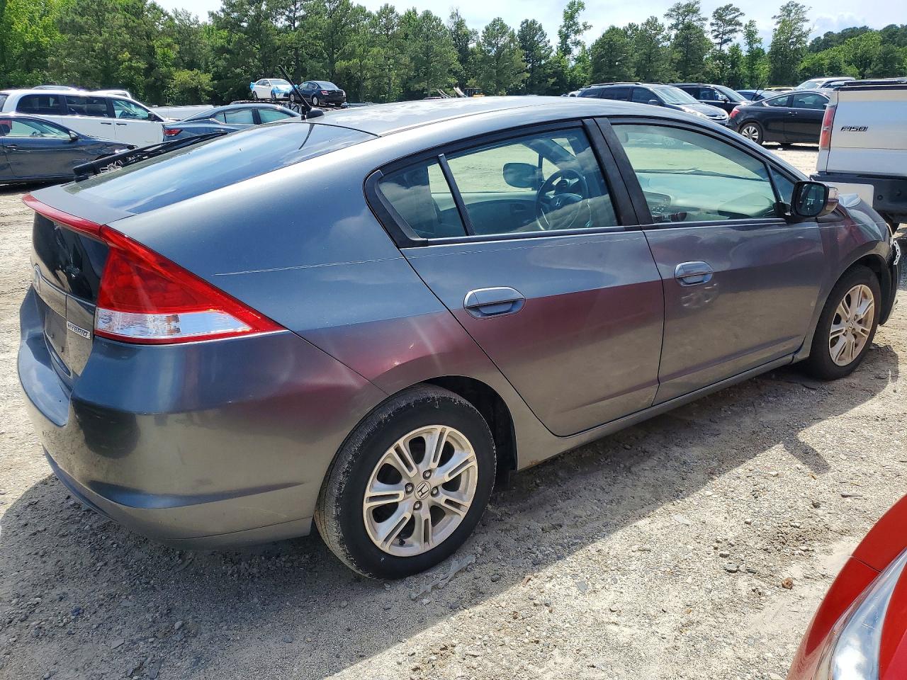 2010 Honda Insight Ex Gray vin: JHMZE2H73AS016400