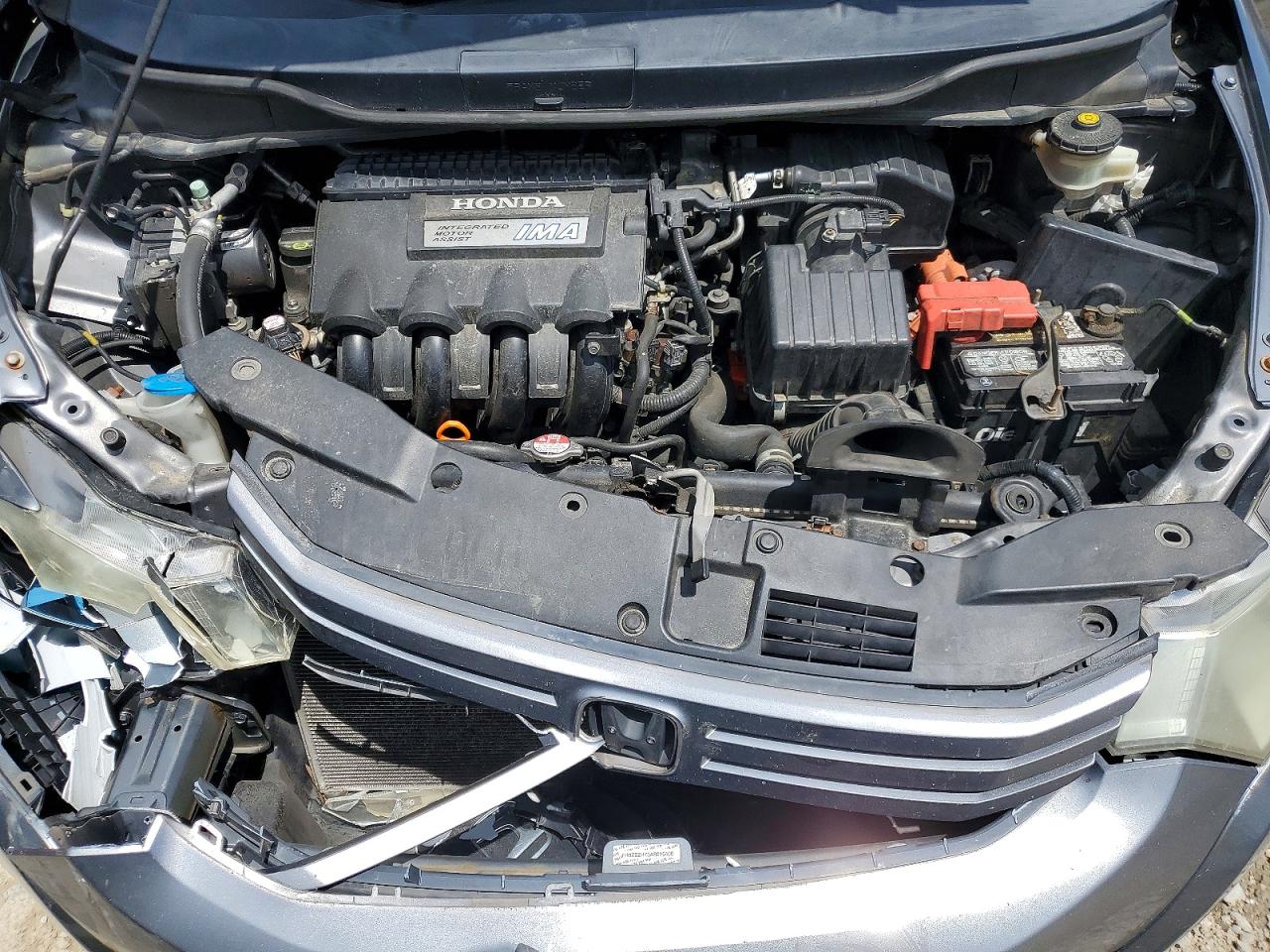 2010 Honda Insight Ex Gray vin: JHMZE2H73AS016400