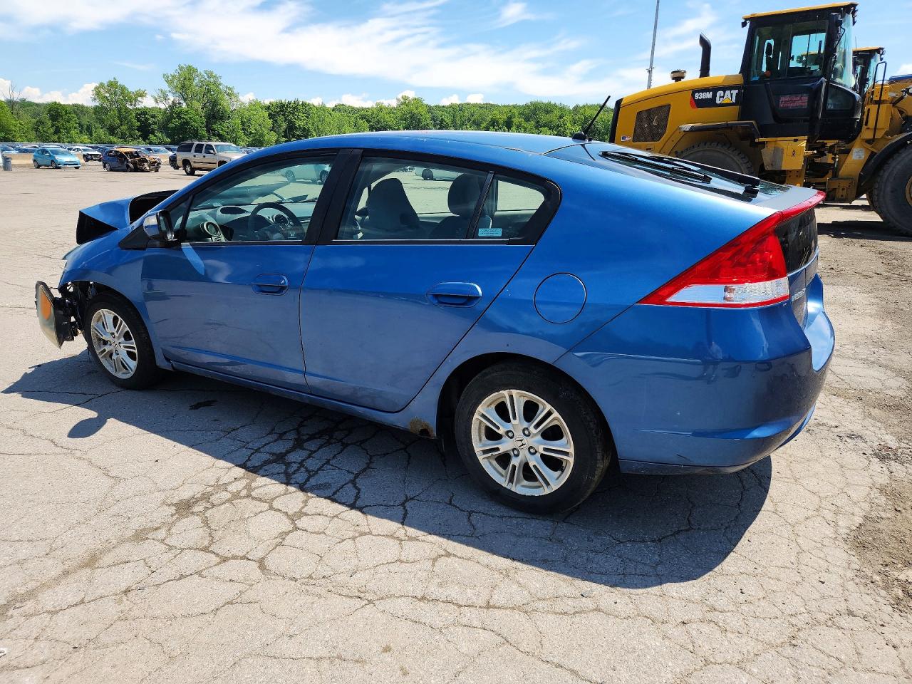 2010 Honda Insight Ex Blue vin: JHMZE2H73AS019085