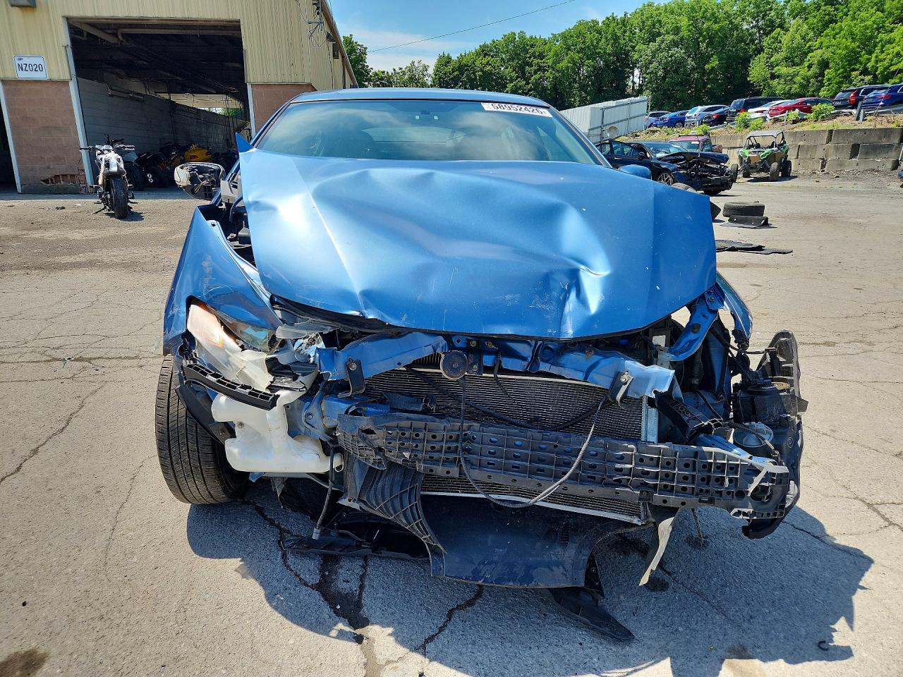 2010 Honda Insight Ex Blue vin: JHMZE2H73AS019085