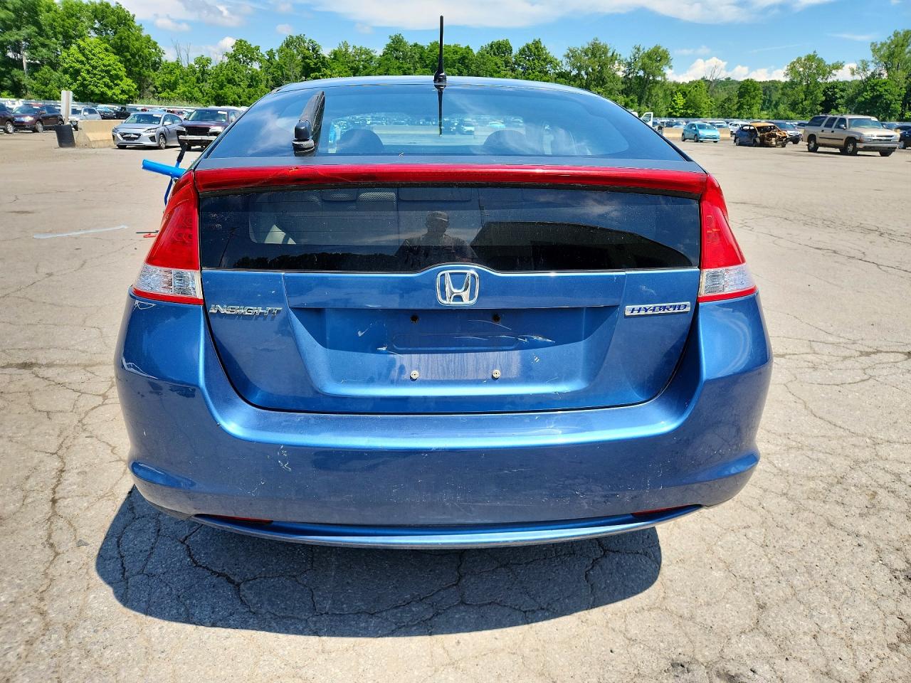 2010 Honda Insight Ex Blue vin: JHMZE2H73AS019085