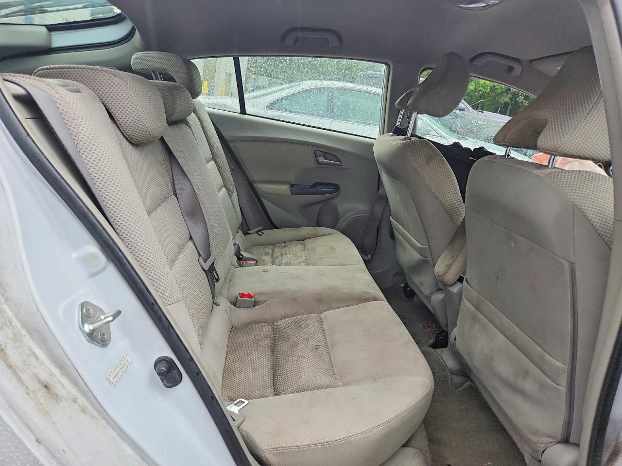2010 Honda Insight Ex White vin: JHMZE2H73AS026148