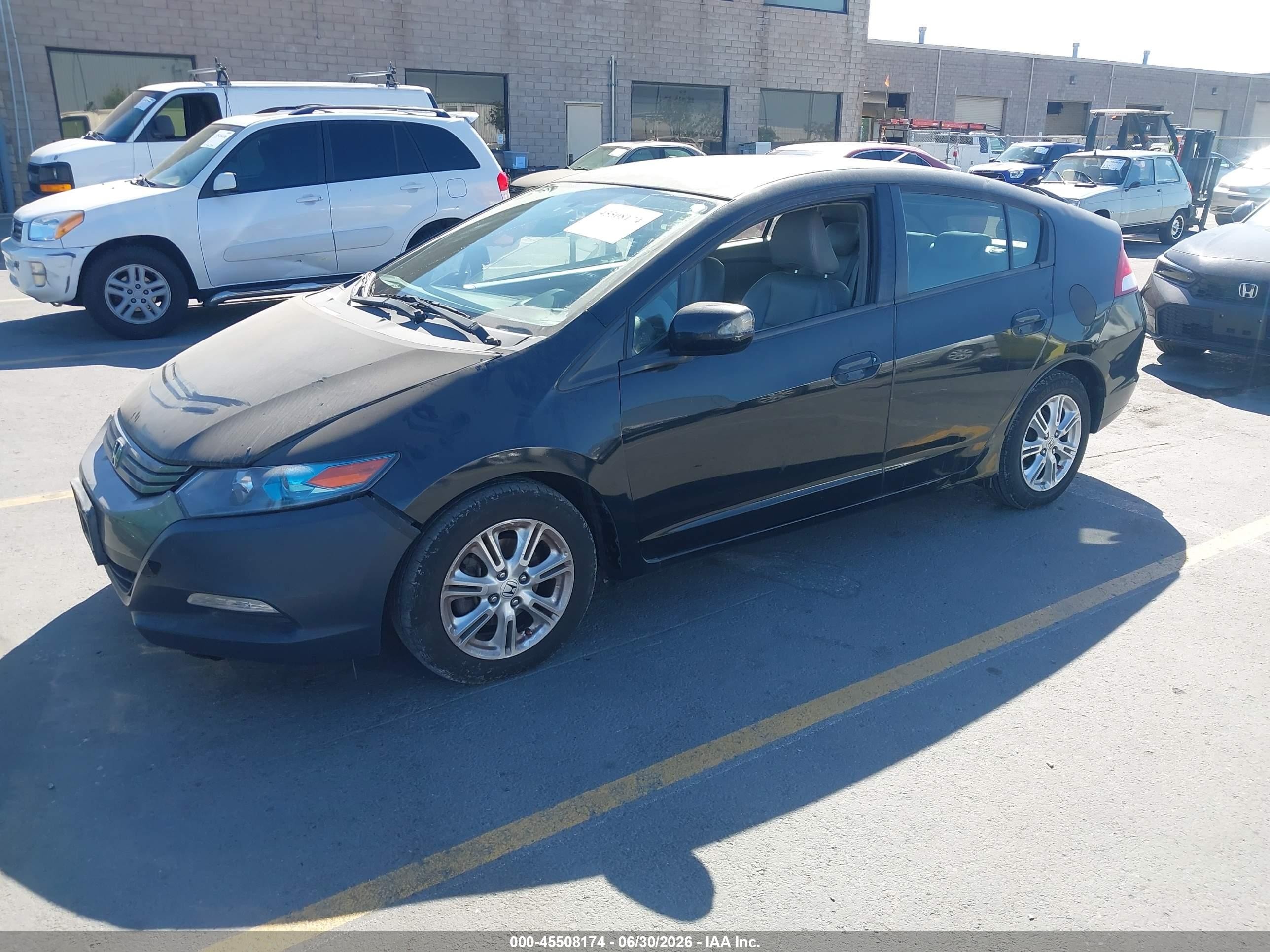 2010 Honda Insight Ex Black vin: JHMZE2H73AS027445