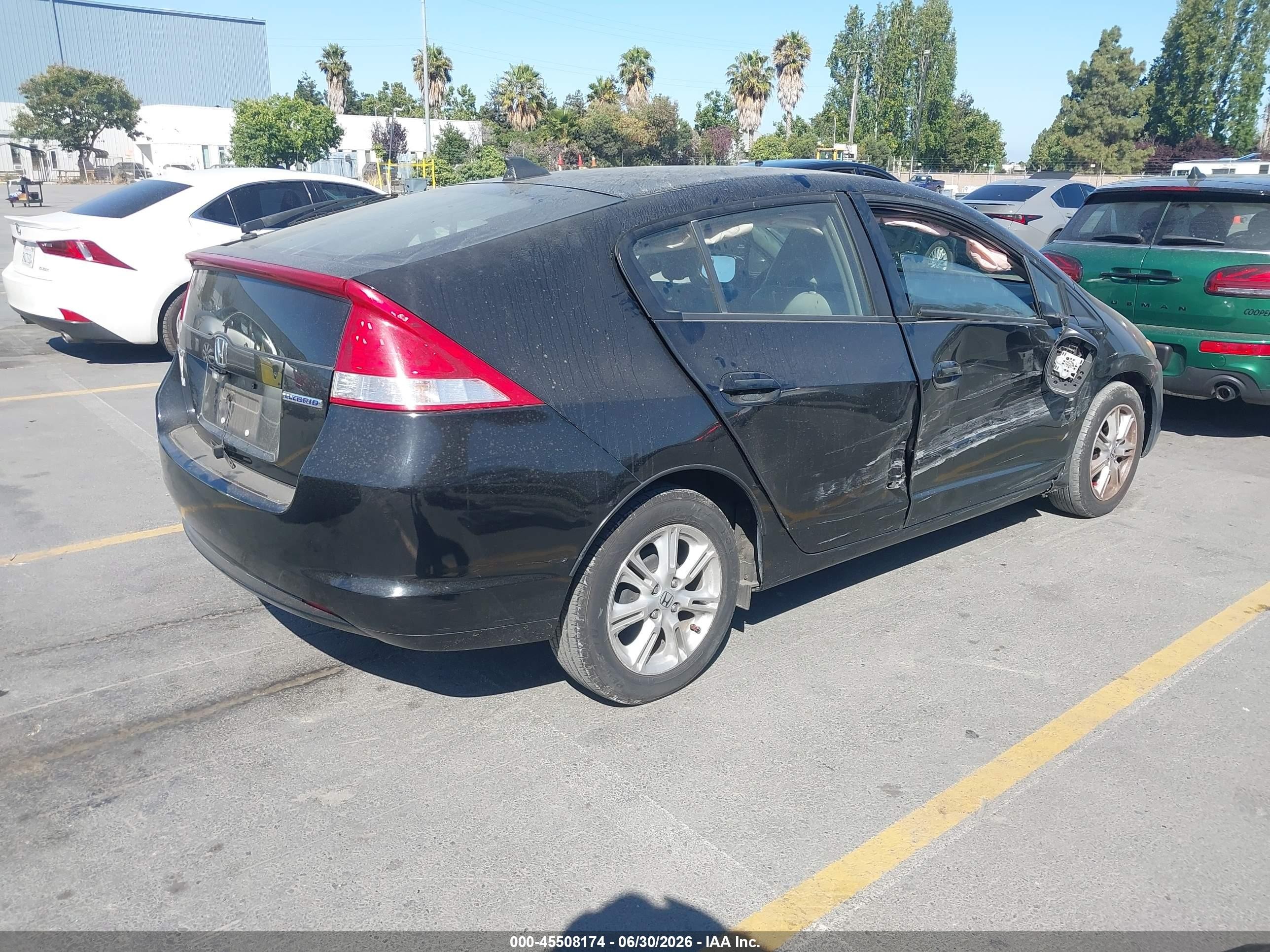 2010 Honda Insight Ex Black vin: JHMZE2H73AS027445