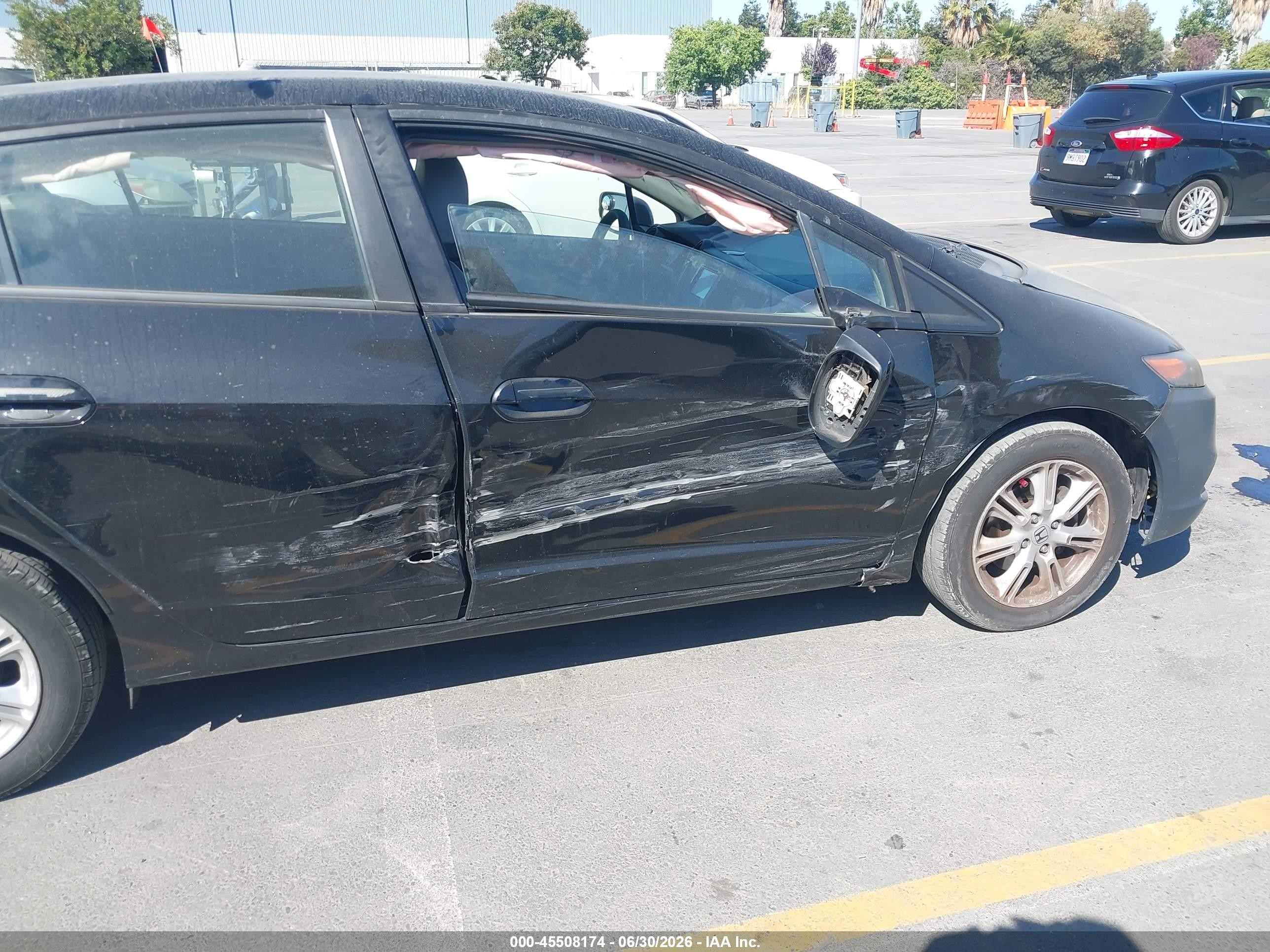 2010 Honda Insight Ex Black vin: JHMZE2H73AS027445