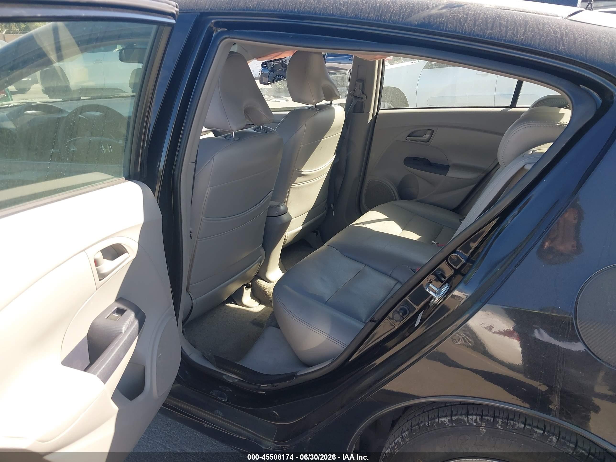 2010 Honda Insight Ex Black vin: JHMZE2H73AS027445