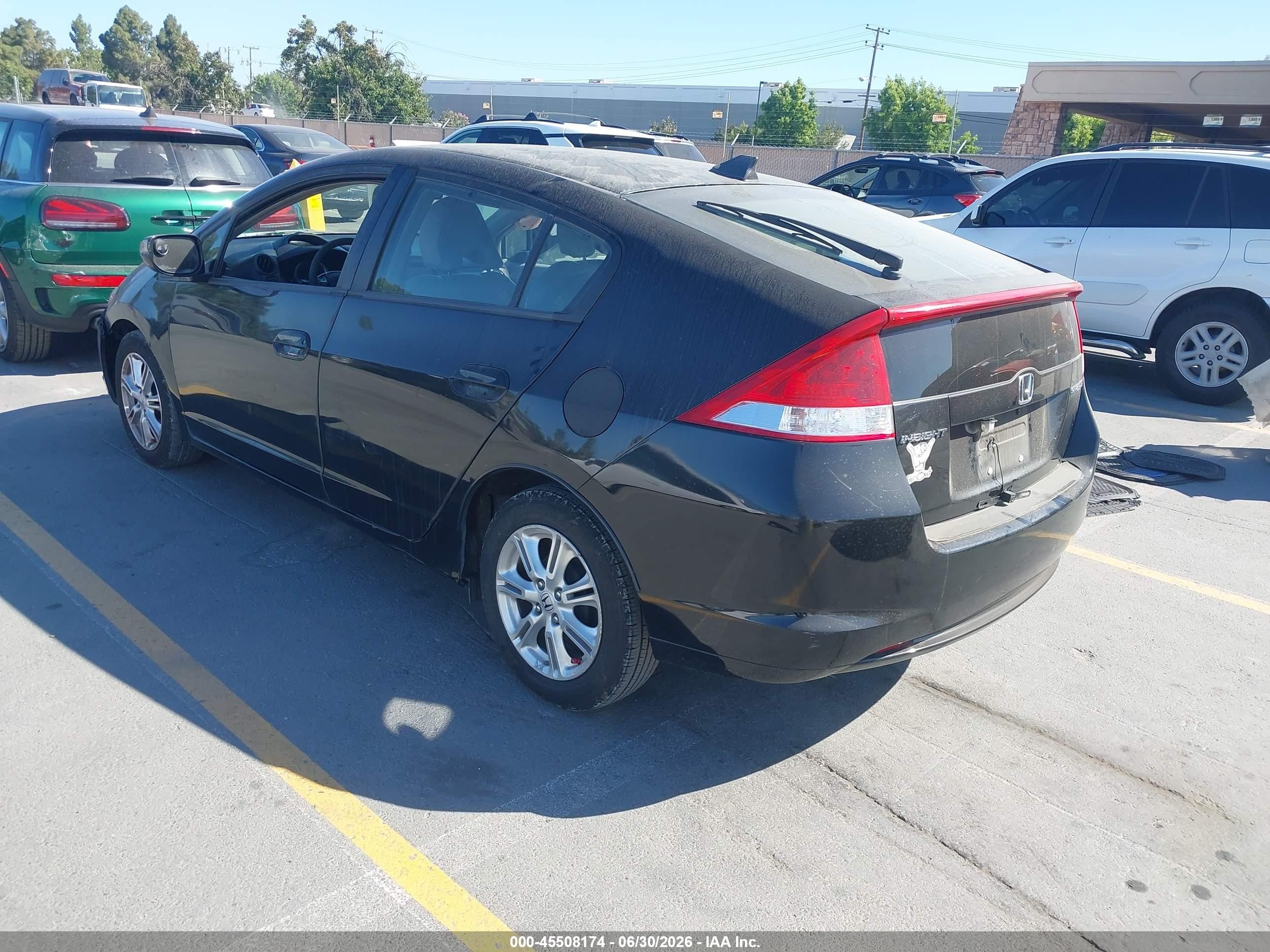 2010 Honda Insight Ex Black vin: JHMZE2H73AS027445