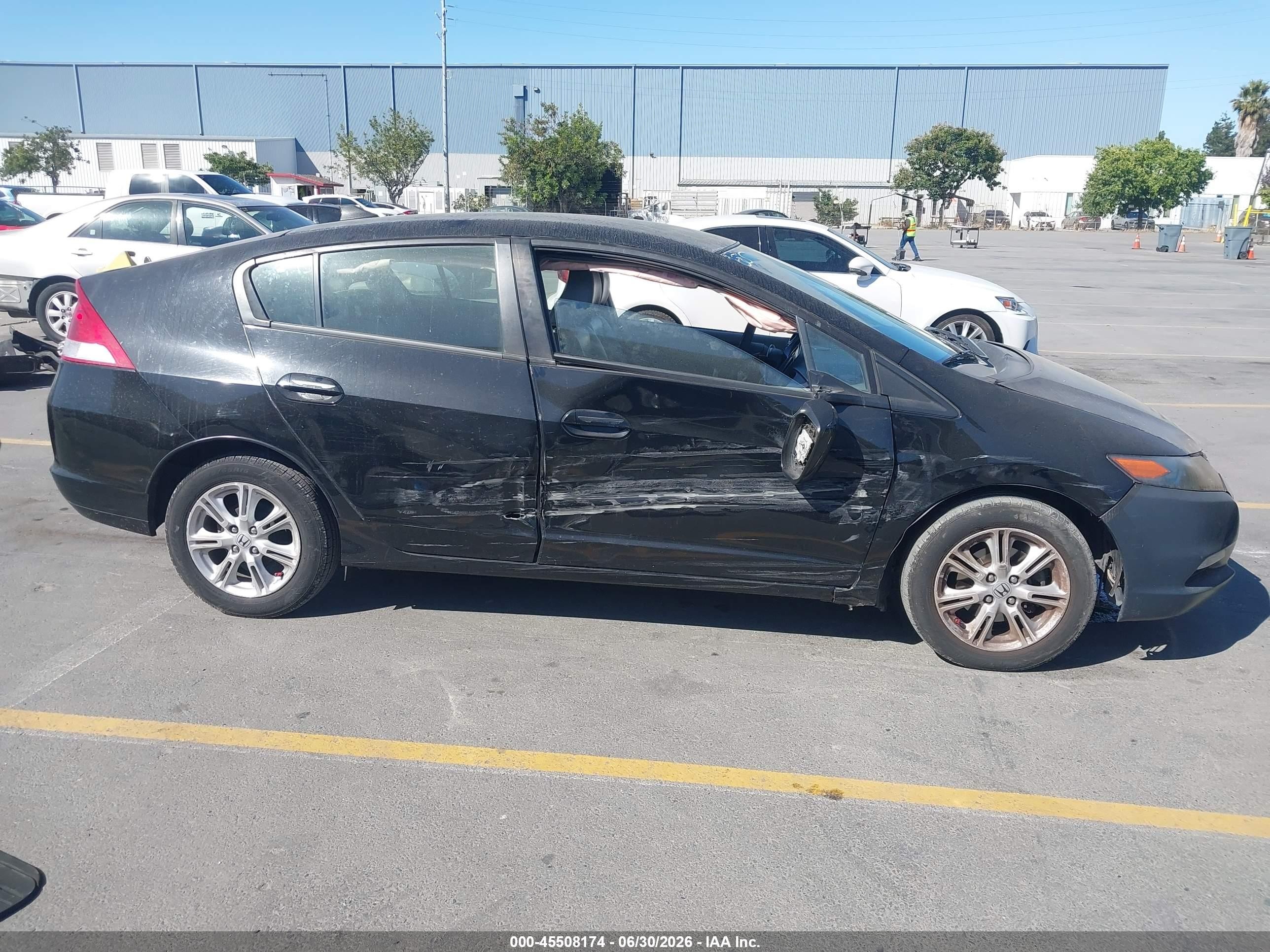2010 Honda Insight Ex Black vin: JHMZE2H73AS027445