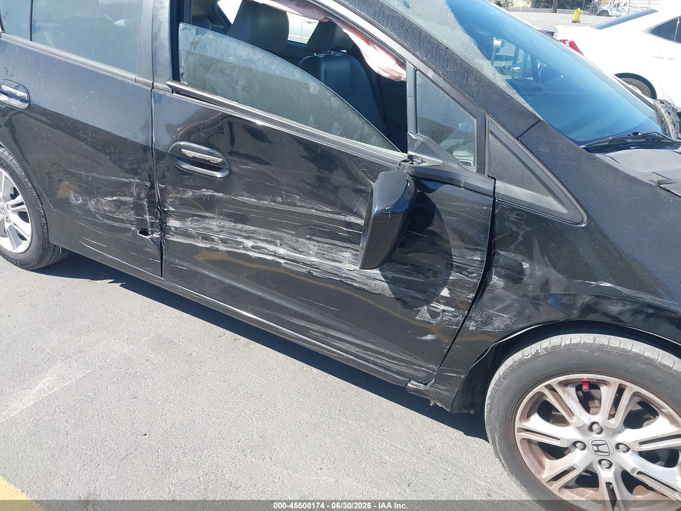2010 Honda Insight Ex Black vin: JHMZE2H73AS027445