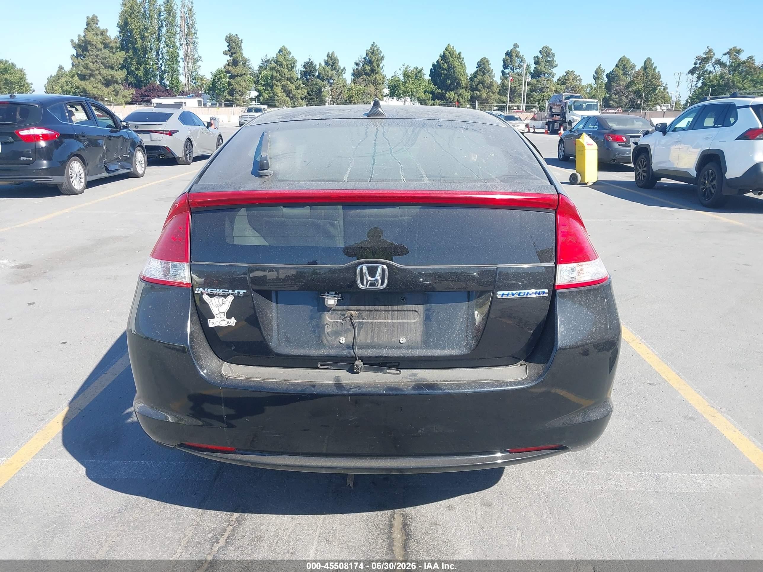 2010 Honda Insight Ex Black vin: JHMZE2H73AS027445