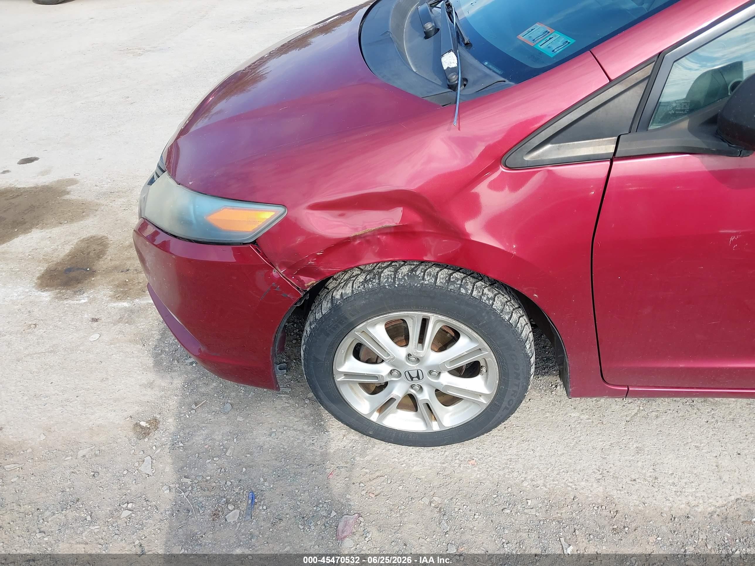 2010 Honda Insight Ex Red vin: JHMZE2H73AS028675