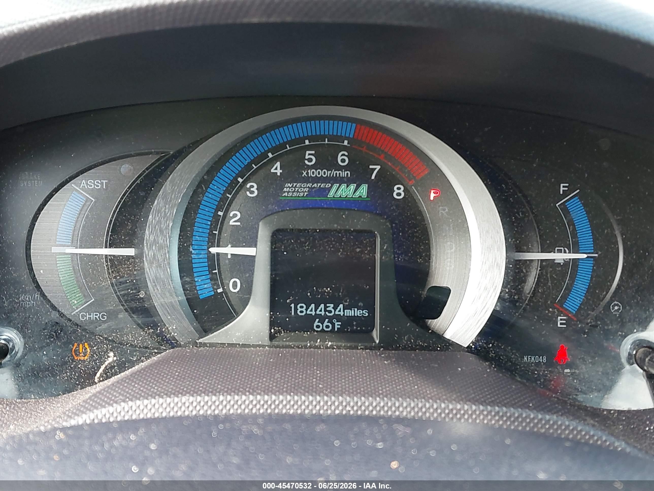 2010 Honda Insight Ex Red vin: JHMZE2H73AS028675