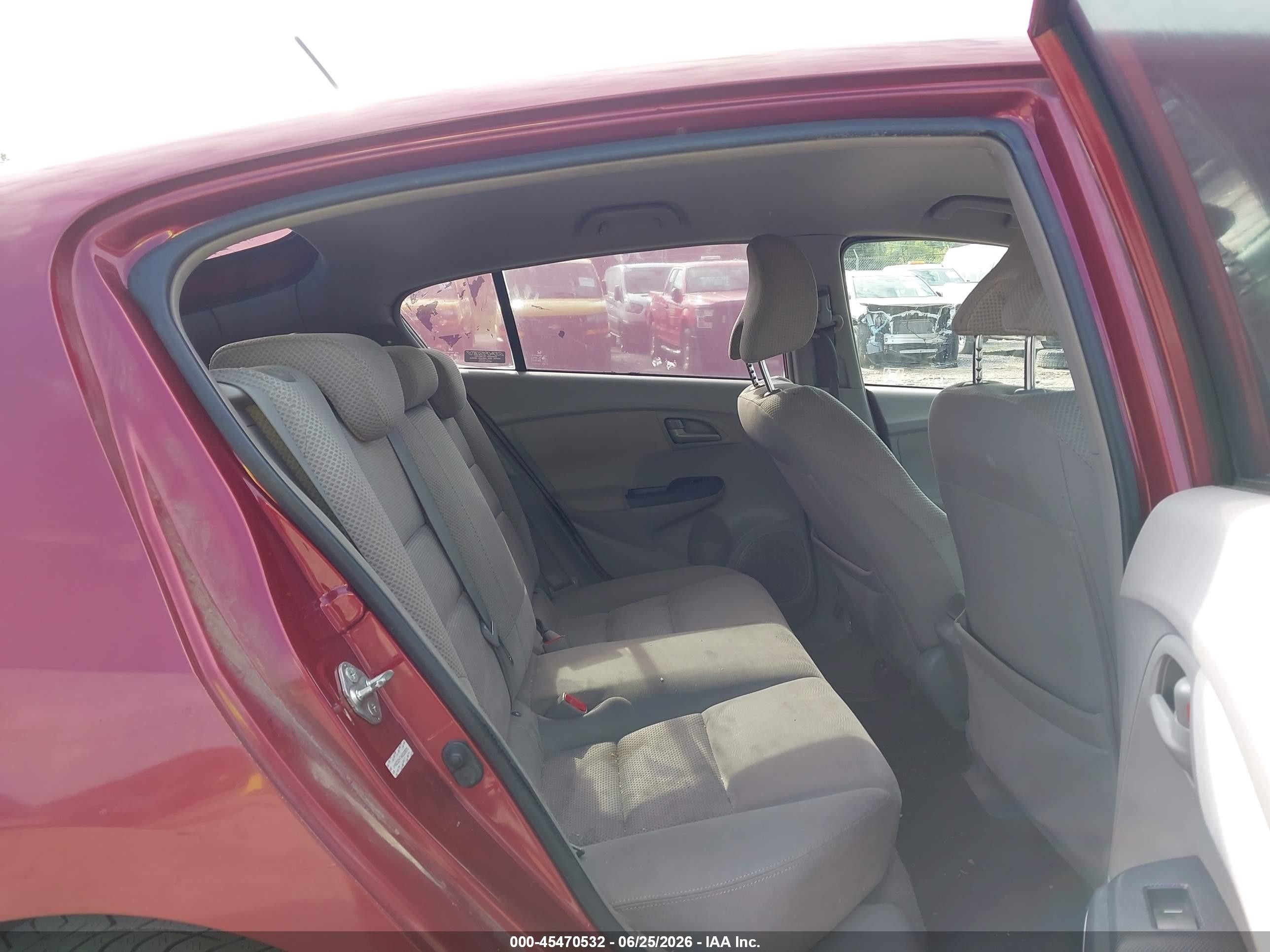 2010 Honda Insight Ex Red vin: JHMZE2H73AS028675