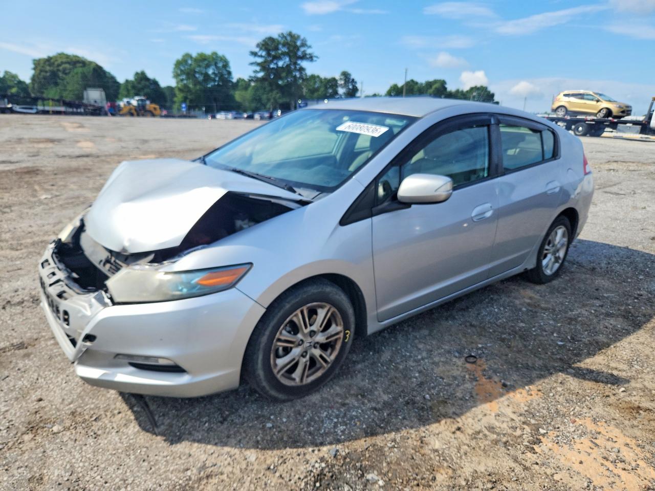 2010 Honda Insight Ex Silver vin: JHMZE2H73AS039417
