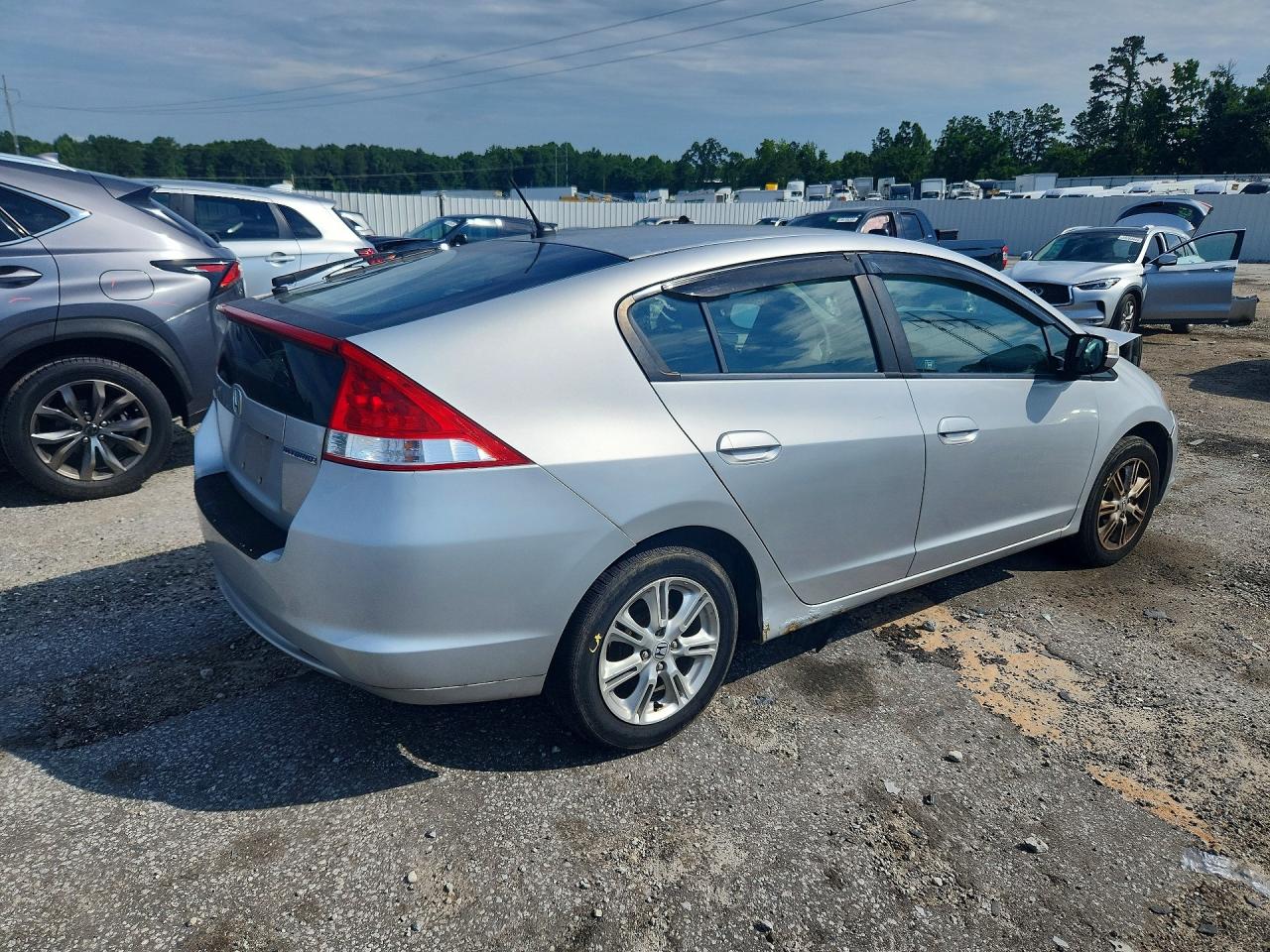 2010 Honda Insight Ex Silver vin: JHMZE2H73AS039417