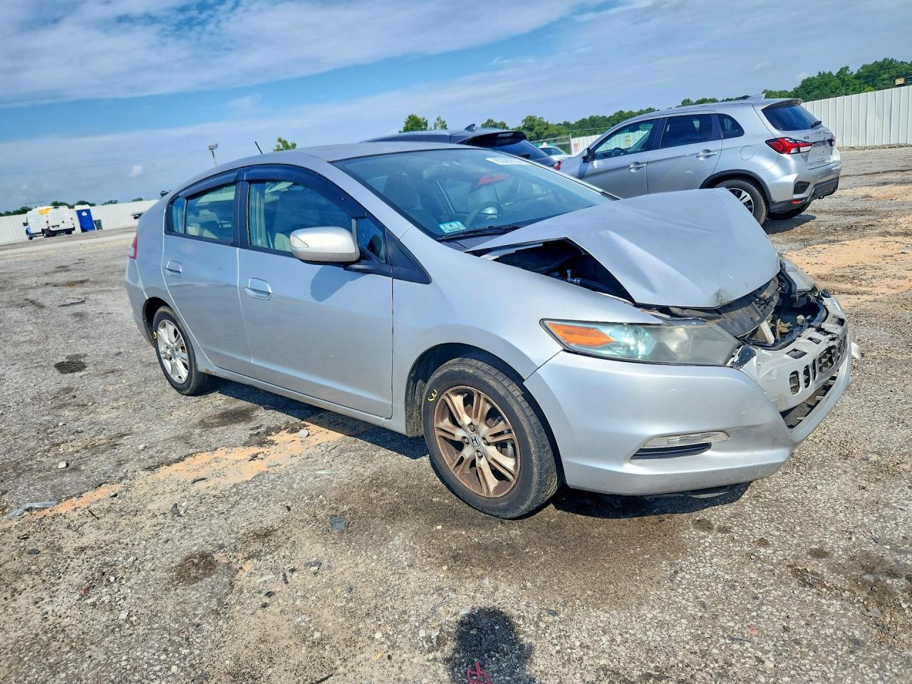 2010 Honda Insight Ex Silver vin: JHMZE2H73AS039417