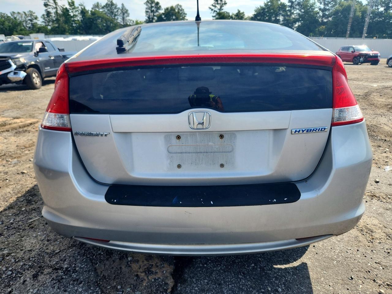 2010 Honda Insight Ex Silver vin: JHMZE2H73AS039417