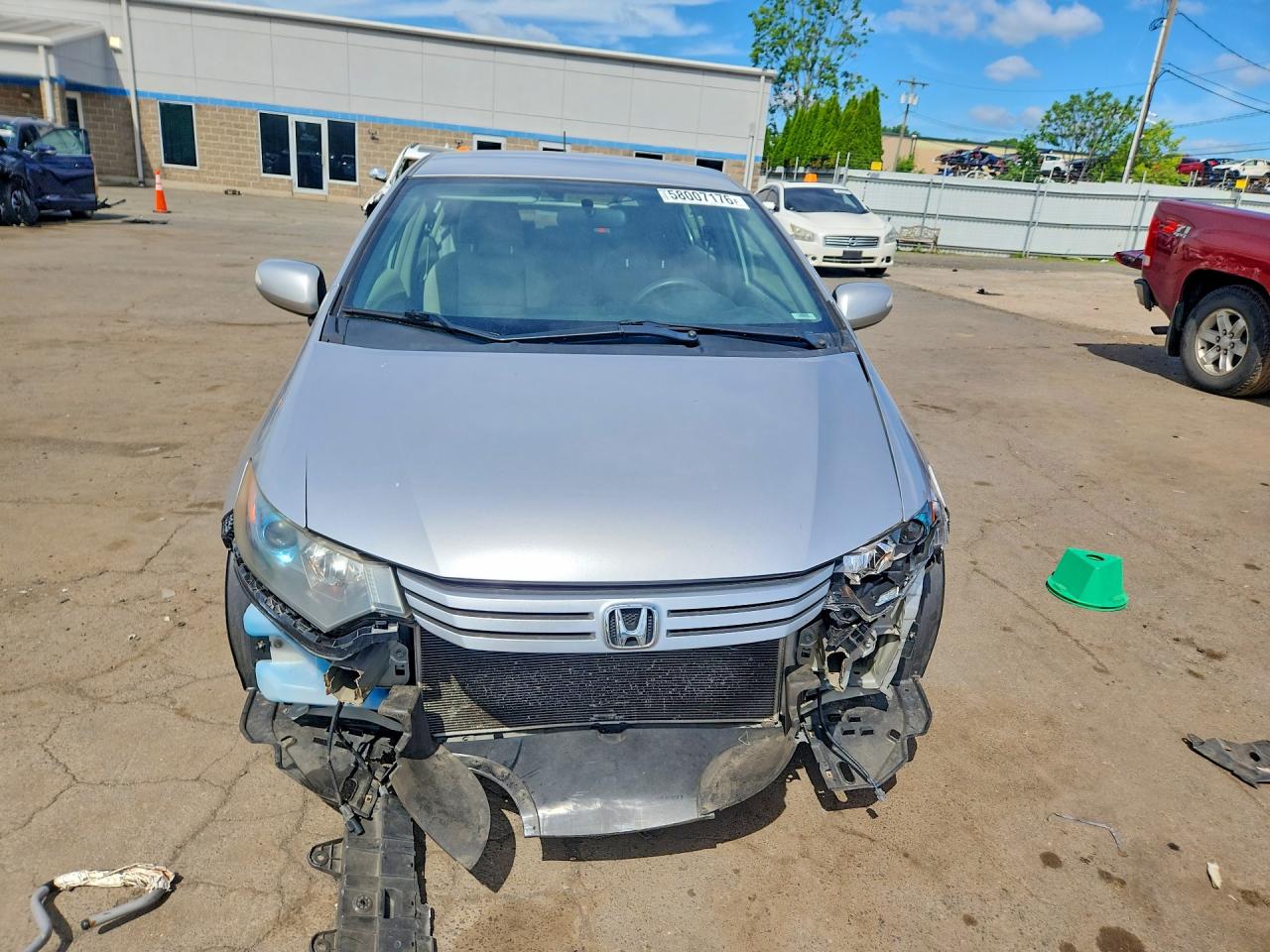 2011 Honda Insight Ex Gray vin: JHMZE2H73BS000439